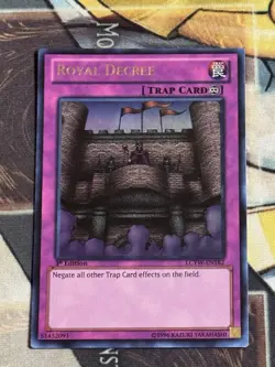 Yugioh! Royal Decree - LCYW-EN182 - 1st Ed - Ultra Rare - NM 2201 - Image 1