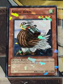 Yugioh! Sonic Bird - DT05-EN052 - Duel Terminal Rarity - NM 2201 - Image 1