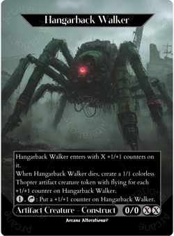 Hangerback Walker - Full Art Altered Art Custom Proxy Cards - Image 1