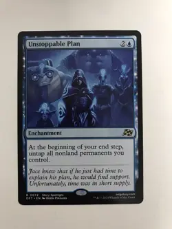 Unstoppable Plan MTG Magic the Gathering Card NM Near Mint DFT - Image 1