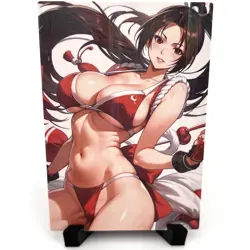 Fatal Fury Mai Shiranui Sexy Anime Waifu Girl Doujin Lewd Goddess Story Art Card - Image 1
