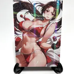 Fatal Fury Mai Shiranui Sexy Anime Waifu Girl Doujin Lewd Goddess Story Art Card - Image 2