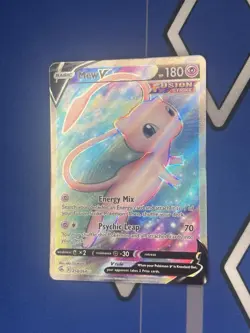 Pokemon TCG Mew v Alternate Full Art Holo Rare Card 250/264 - Image 1