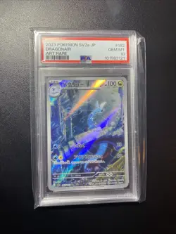 Pokemon TCG Dragonair SV2a JP ART RARE #182 PSA 10 GEM MINT 2023 Japanese Card - Image 1