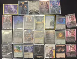 Final Fantasy Magic MGT Lot Of 26 Mix Of Extended Art And Foil Cards *MINT* - Image 1