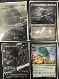 Final Fantasy Magic MGT Lot Of 26 Mix Of Extended Art And Foil Cards *MINT* - Image 3