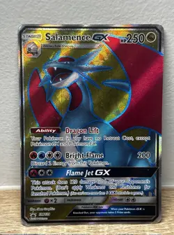 Salamence GX SM139 Full Art Pokemon Black Star Promo Standard Size Card - Image 1
