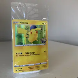 Pokemon TCG GME PROMO Pikachu Pokemon GO 028/078 Holo Rare Sealed Card Niantic - Image 1