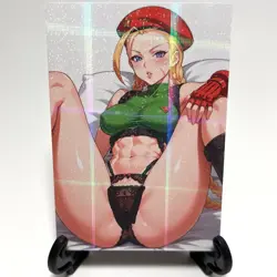 Street Fighter Cammy Sexy Anime Waifu Girl Lewd Doujin Goddess Story Art Card - Image 2