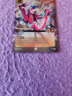 Disney Lorcana Fabled Powerline World's Greatest Rockstar Enchanted Card 233/204 - Image 3
