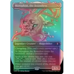 FOIL MOROPHON, THE BOUNDLESS (BORDERLESS) Commander Masters Magic MTG MINT CARD - Image 1