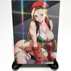 Street Fighter Cammy Sexy Anime Waifu Girl Doujin Lewd Goddess Story Art Card - Image 2