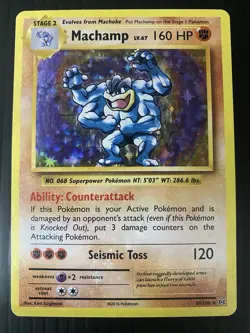 Pokemon TCG XY Evolutions-Machamp 2016 #59/108 Rare Card - Image 1