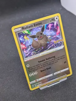 Radiant Eevee SWSH230 Pokemon GO Ultra Rare Holo Shiny Promo Pokemon Card * New - Image 2
