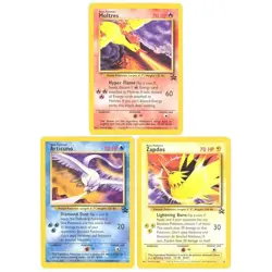 SEALED- POKEMON THE MOVIE 2000 (4) Card Promo Set Ancient Mew, 3 Legendary Birds - Image 4