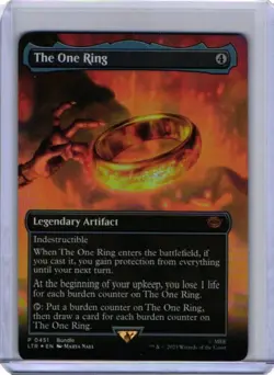 The One Ring LOTR Gift Bundle 4-Card Promo Set, Magic The Gathering MTG NM - Image 1
