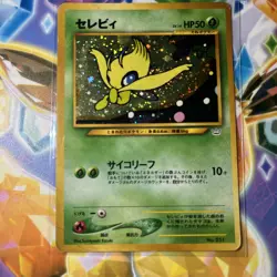 [NM] Celebi Pokemon Card Japanese No.251 Neo Revelation Vintage Holo 28S3 - Image 1
