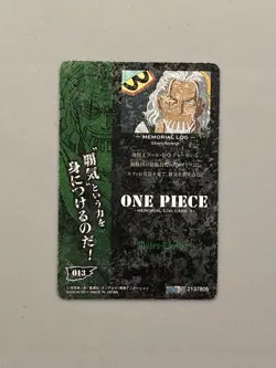 Silvers Rayleigh - One Piece Caramel Popcorn Card 013 - Memorial Log 3 - Image 2