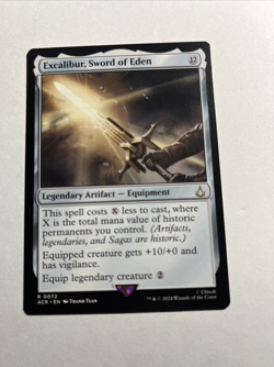 Excalibur, Sword of Eden Universes Beyond: Assassin's Creed MTG + Bonus Rare!!! - Image 1