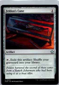 #673 Feldon's Cane Foundations Uncommon - Image 1