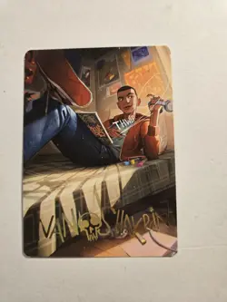 MTG Spider-Man Miles Morales Art Series Gold Stamped Signature 35/54 - Image 1