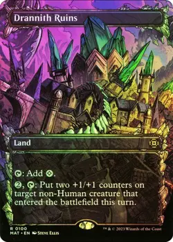 Drannith Ruins FOIL SHOWCASE - 0100 - Rare - Aftermath MAT MTG - Image 1