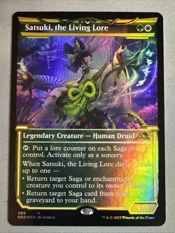 MTG / Satsuki, the Living Lore / NEO / #399 / FOIL (Showcase) / Rare / NM - Image 1