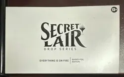 MTG Secret Lair - Everything is On Fire - Raised Foil Edition (Factory Sealed) - Image 1