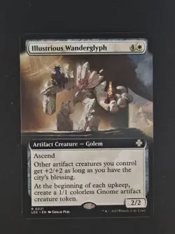 MTG: Extended Art Illustrious Wanderglyph - The Lost Caverns of Ixalan Commander - Image 1