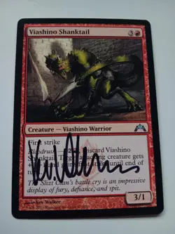 Viashino Shanktail ARTIST PROOF Gatecrash Signed by Kev Walker MTG - Image 1