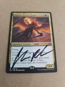 Sigarda, Heron's Grace Signed By Chris Rahn Magic the Gathering - Image 1