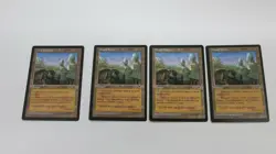 4x ( 1 FRENCH / 3 ENGLISH ) GHOST TOWN TEMPEST MTG MAGIC THE GATHERING NM - Image 1