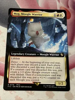 Mog, Moogle Warrior (Extended Art) Commander: Final Fantasy Regular - Image 1