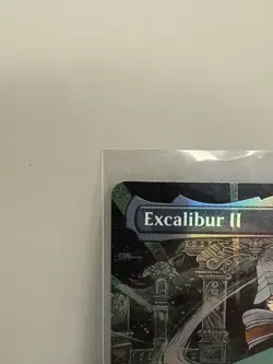 Excalibur II Borderless Foil - Final Fantasy Magic the Gathering - Near Mint - Image 4