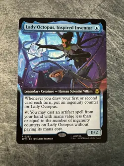 Lady Octopus, Inspired Inventor (Extended Art) Marvel's Spider-Man Regular MTG - Image 1