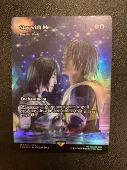 Stay with Me - Rhystic Study (Showcase) Final Fantasy: Through the Ages Foil - Image 1