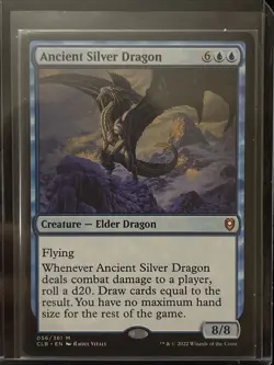 Ancient Silver Dragon CLB 056/361 MTG Mythic - Image 1