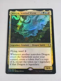 MTG Miirym, Sentinel Wyrm - Foil English Commander Legends Dragon Magic NM - Image 1