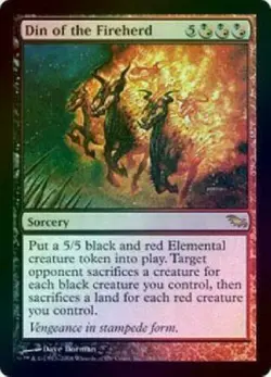 Din of the Fireherd - Foil New MTG Shadowmoor NM - Image 1