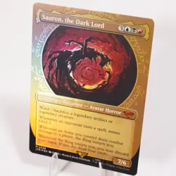 Sauron, the Dark Lord 329 Showcase Foil Universe Beyond LoTR MTG NM See Video - Image 3