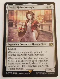 Aerith Gainsborough Final Fantasy Regular Rare #4 - Image 1