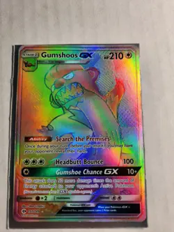 Pokemon Gumshoos GX 157/149 Full Art Hyper Rare Card Sun & Moon Secret Rainbow - Image 2