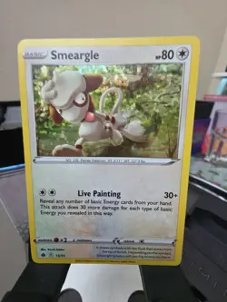 Smeargle 15/15 Pixel Holo McDonalds Promo 2022 Pokemon TCG Card NM - Image 1