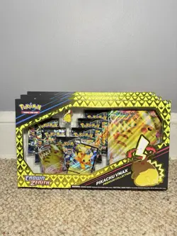 Pokemon Crown Zenith Pikachu VMax Premium Collection Boxes LOT OF 3 - Image 1