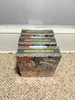 Pokemon Scarlet And Violet Paldean Fates Booster Bundle SEALED LOT OF 3 - Image 2