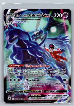 Pokemon Shadow Rider Calyrex VMAX TG18/TG30 Astral Radiance Full Art Gallery NM - Image 1