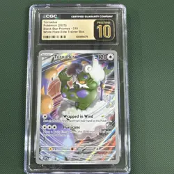 Pokemon GRADED 2025 Tornadus 210 WhiteFlare PRISTINE Illustration Rare GM 10 CGC - Image 1
