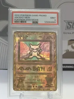 Ancient Mew Movie Game Promo FA Holo Pokemon TCG 2000 PSA 9 Mint - Image 1