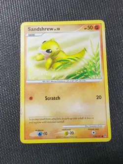 Pokemon TCG Sandshrew Supreme Victors 124/147 Regular Common - Image 1
