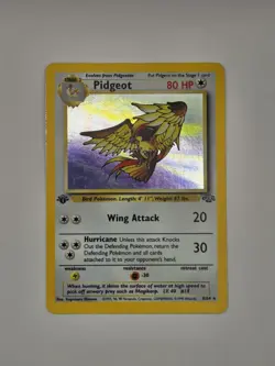 1st Edition Pidgeot Holo - Pokemon 1999 Jungle #8 - Image 1